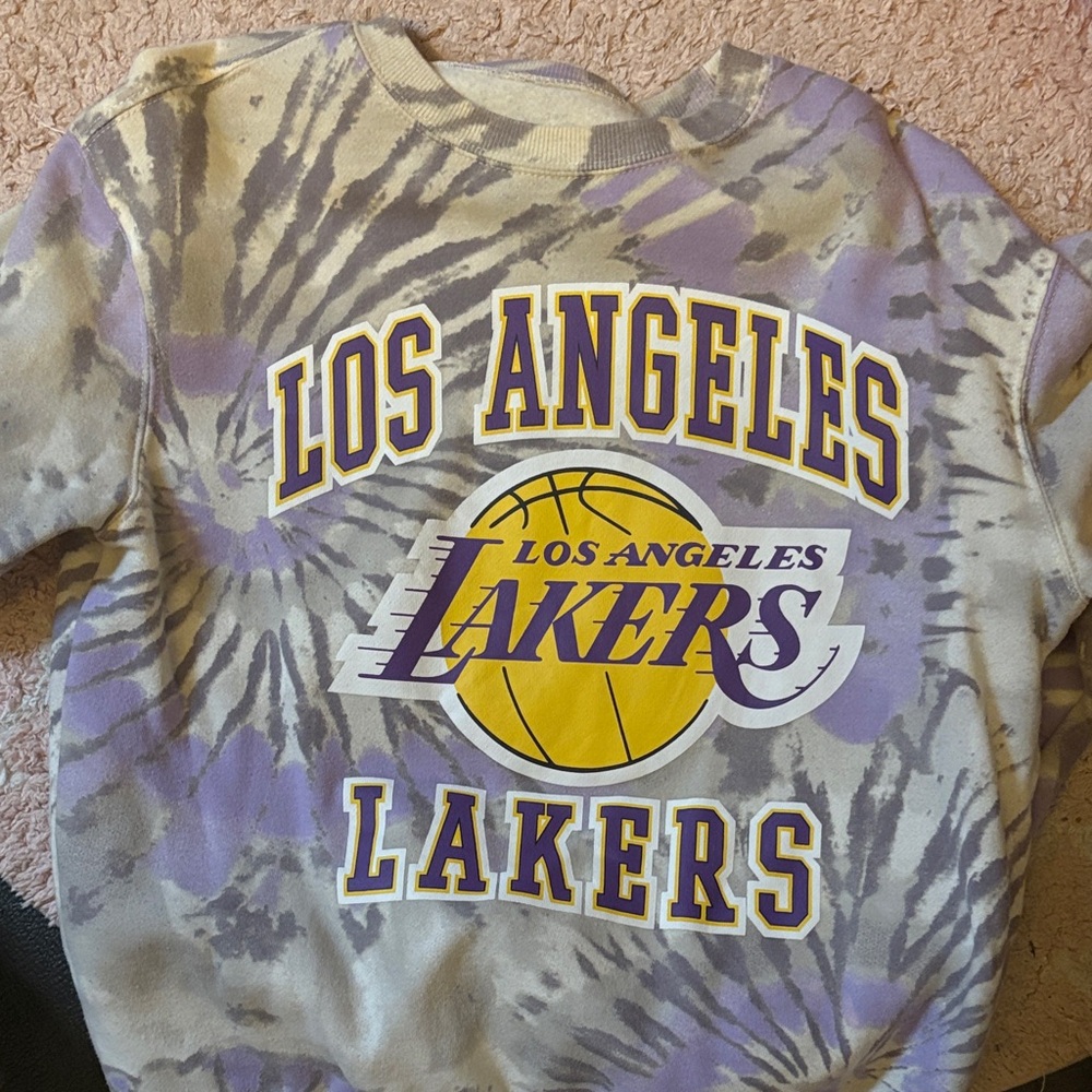 Tie-Dye Shirt - Purple and Yellow